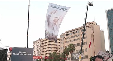 CHP'nin Adana mitingi... Semra Dinçer, 