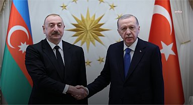 Cumhurbaşkanı Erdoğan’ın, Azerbaycan Cumhurbaşkanı Aliyev ile görüştü