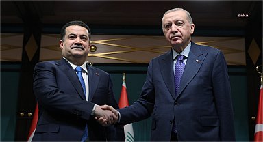 Cumhurbaşkanı Erdoğan’ın, Irak Başbakanı El Sudani ile görüştü