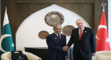 Cumhurbaşkanı Erdoğan, Pakistan Başbakanı Şerif ile bir araya geldi