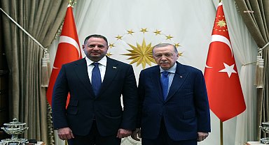 Cumhurbaşkanı Erdoğan, Ukrayna Devlet Başkanlığı Ofisi Başkanı Andriy Yermak’ı kabul etti