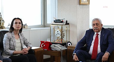 DEM Parti heyeti, TESK'i ziyaret etti