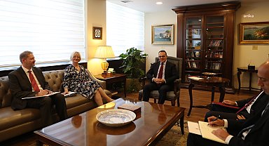Dışişleri Bakan Yardımcısı Bozay, Almanya'nın Ankara Büyükelçisi Sorg'u kabul etti