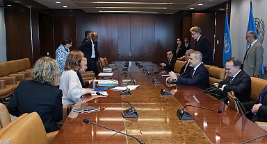 Dışişleri Bakanı Fidan. BM Genel Sekreteri Guterres ile görüştü