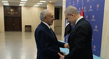 Dışişleri Bakanı Fidan, Irak Temsilciler Meclisi Başkanı Meşhedani ile bir araya geldi
