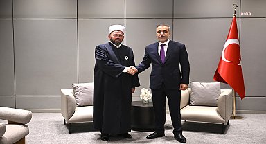 Dışişleri Bakanı Fidan, Karadağ İslam Birliği Başkanı Feyziç'i kabul etti
