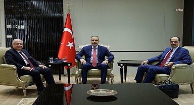 Dışişleri Bakanı Fidan, Milli Savunma Bakanı Güler ve MİT Başkanı Kalın bir araya geldi 