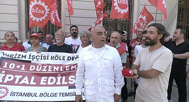 DİSK'ten 'hafta tatili' protestosu: Dinlenme hakkı pazarlık konusu yapılamaz