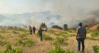 Diyarbakır’da örtü yangını havadan ve karadan müdahaleyle kontrol altına alındı