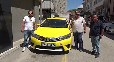 Edirne'de taksimetreye gelen zam taksicilerin yüzünü güldürmedi: