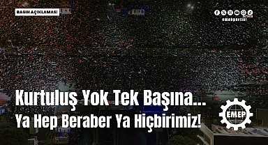 EMEP'ten CHP'nin Saraçhane mitingine destek: 