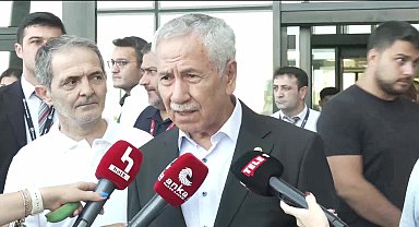 Eski TBMM Başkanı Arınç'tan Murat Çalık'ın ailesine hastanede ziyaret.: