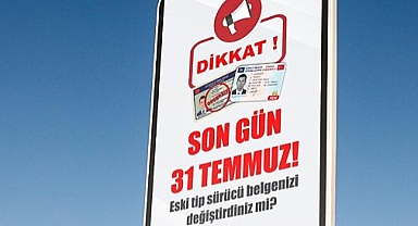 Eski tip sürücü belgelerini değiştirmek için son 3 gün