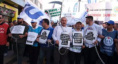 Eskişehir’de geçinemeyen binlerce kamu işçisi sokağa çıktı: İnsan onuruna yakışır ücret istiyoruz