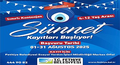Fethiye Belediyesi'nden ücretsiz sünnet hizmeti