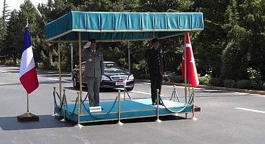 Genelkurmay Başkanı Gürak, Fransız mevkidaşı Burkhard’la Genelkurmay Karargahında görüştü