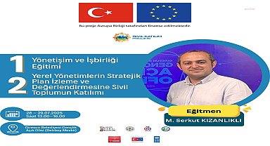 Giresun Belediyesi, sivil katılım projesi eğitimine ev sahipliği yapacak