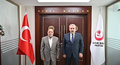 HAK-İŞ Başkanı Mahmut Arslan'dan BBP Lideri Mustafa Destici'ye ziyaret
