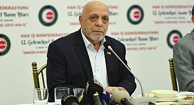 HAK-İŞ, Hazine ve Maliye Bakanlığı önünde... Mahmut Arslan: