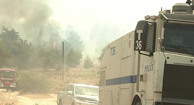 İzmir’in iki ilçesindeki yangınlar büyük ölçüde kontrol altında 