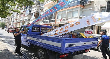 Karşıyaka’da işgal denetimleri devam ediyor: Yol ve kaldırımlar mercek altında!