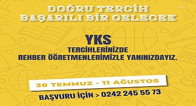 Konyaaltı Belediyesi'nden üniversite tercihi yapacak öğrencilere destek
