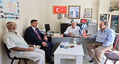Kütahya Belediye Başkanı Kahveci'den hacdan dönen muhtarlara ziyaret