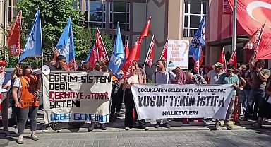 LGS skandalına karşı Halkevleri ve öğrencilerden protesto... “Saraya değil eğitime bütçe”