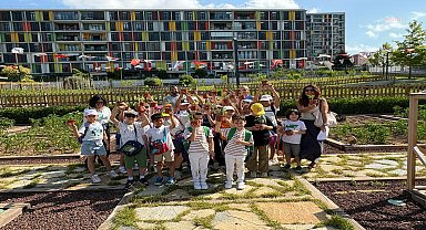 Maltepe Belediyesi Bilim ve Düşler Merkezi’nde eğitim alan öğrencilerden 'Çocuk Tarım Parkı'na ziyaret