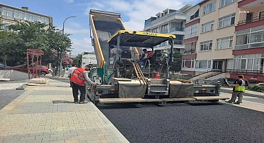 Maltepe’de asfalt çalışmaları devam ediyor