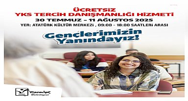 Manavgat Belediyesi'nden ücretsiz YKS tercih danışmanlığı hizmeti
