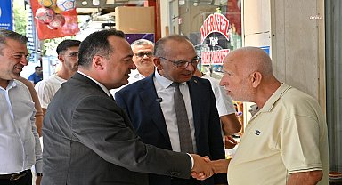 Manisa Büyükşehir Belediye Başkanı Dutlulu, Turgutlu’da esnaf temsilcilerini ziyaret etti