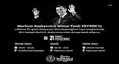 Manisa Büyükşehir Belediyesi’nden Ferdi Zeyrek için anma programı