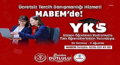 Manisa Büyükşehir Belediyesi’nden üniversite adaylarına ücretsiz tercih danışmanlığı hizmeti
