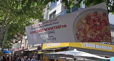 Manisa Büyükşehir Belediyesi'nin aşure ikramları devam ediyor