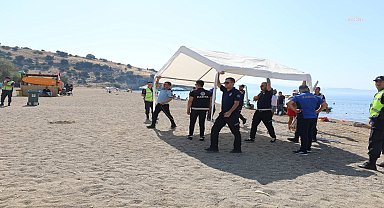 Menderes Belediyesi’nden korsan şezlong denetimi