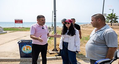 Mezitli Belediye Başkanı Tuncer, saha çalışmalarını yerinde inceledi