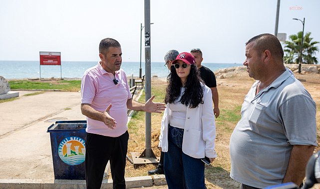 Mezitli Belediye Başkanı Tuncer, saha çalışmalarını yerinde inceledi