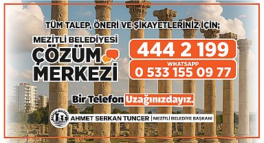 Mezitli Belediyesi Çözüm Merkezi, yenilenen altyapısıyla vatandaşların hizmetinde