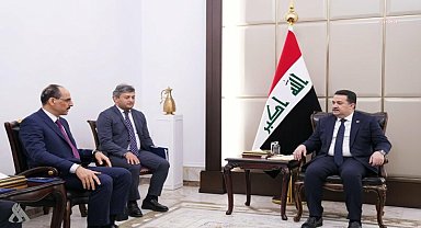 MİT Başkanı Kalın, Irak Başbakanı Sudani tarafından kabul edildi