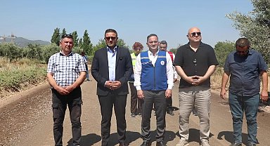 Muğla Büyükşehir Belediyesi heyetinden Yatağan'da saha ziyareti