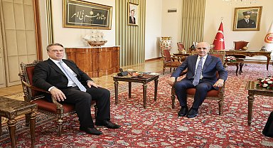 Numan Kurtulmuş, AB Türkiye Delegasyonu Başkanı Büyükelçi Thomas Ossowski'yi kabul etti