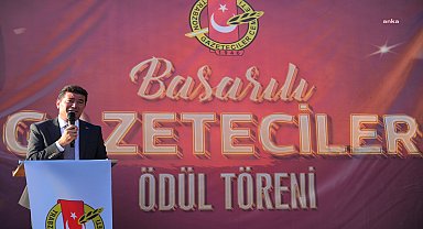 Ortahisar Belediye Başkanı Kaya, Gazeteciler Cemiyeti'nin ödül törenine katıldı