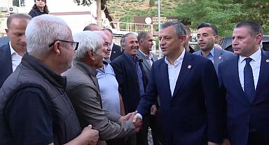 Özgür Özel, Amasya'da Hamdullah Efendi Türbesi ve Cem Evi Kültür Merkezi'ni ziyaret etti