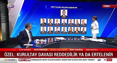 Özgür Özel SZC TV canlı yayınında konuştu: “CHP, İmralı’ya heyet yollamaz”