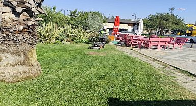 Silivri’de park, bahçe ve yeşil alanlarda bakım çalışmaları sürüyor