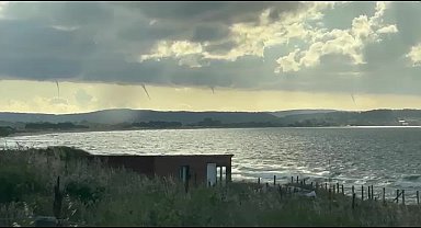 Sinop açıklarında çok sayıda hortum gözlendi