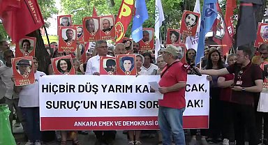 Suruç Katliamı’nda hayatını kaybeden 33 yurttaş Ankara’da anıldı…