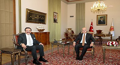TBMM Başkanı Kurtulmuş, TOBB Başkanı Hisarcıklıoğlu'nu kabul etti