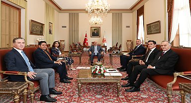TBMM Başkanı’nın grup başkanvekillerini kabulü… “Terörsüz Türkiye” konusunda kurulması planlanan komisyona ilişkin karar alınmadı
